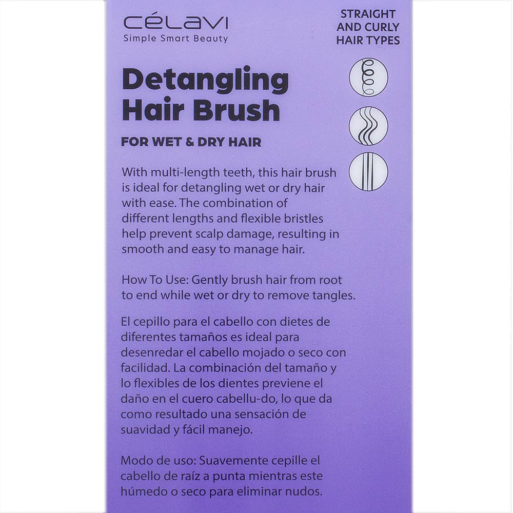 CELAVI DETANGLING HAIR BRUSH COSMIC, HRF 024
