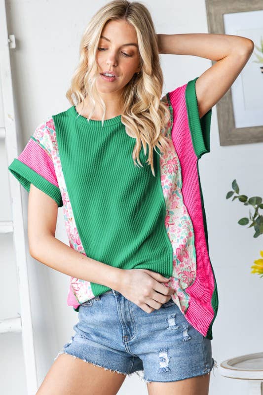 ET7907-10 FLORAL TOP