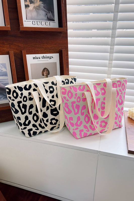 Spring 2026 Leopard Print Canvas Tote Bag Gifts