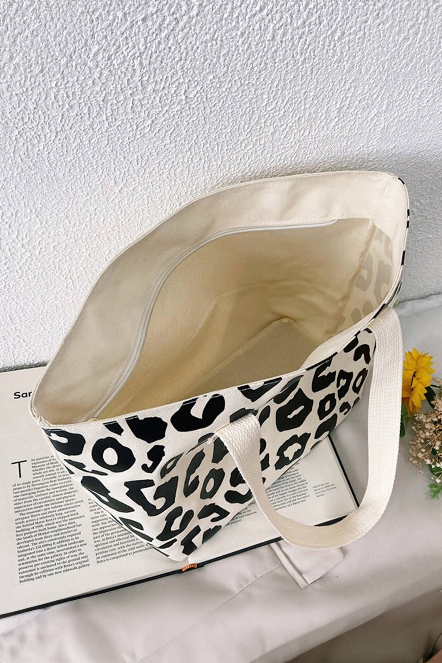 Spring 2026 Leopard Print Canvas Tote Bag Gifts