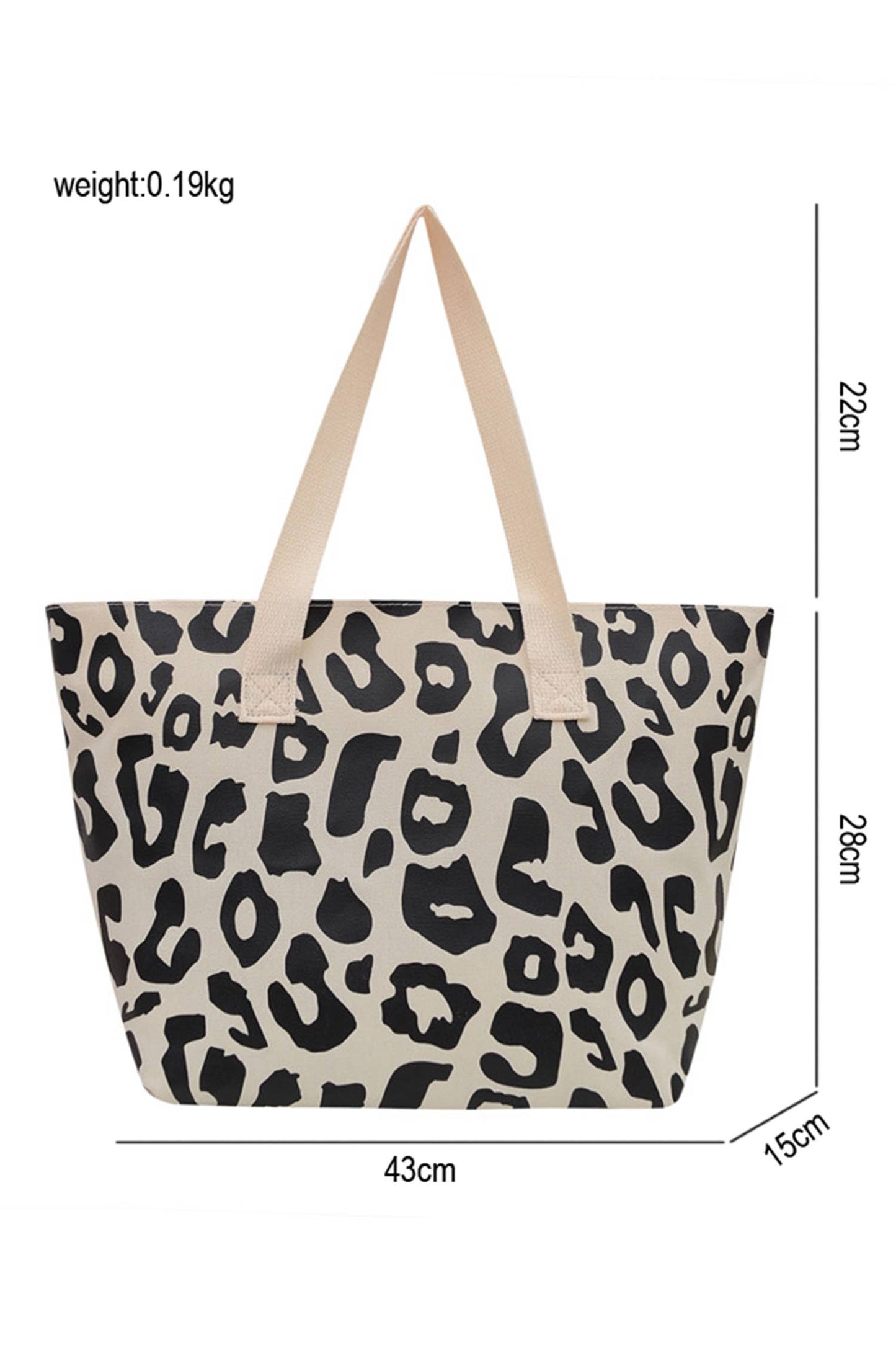 Spring 2026 Leopard Print Canvas Tote Bag Gifts