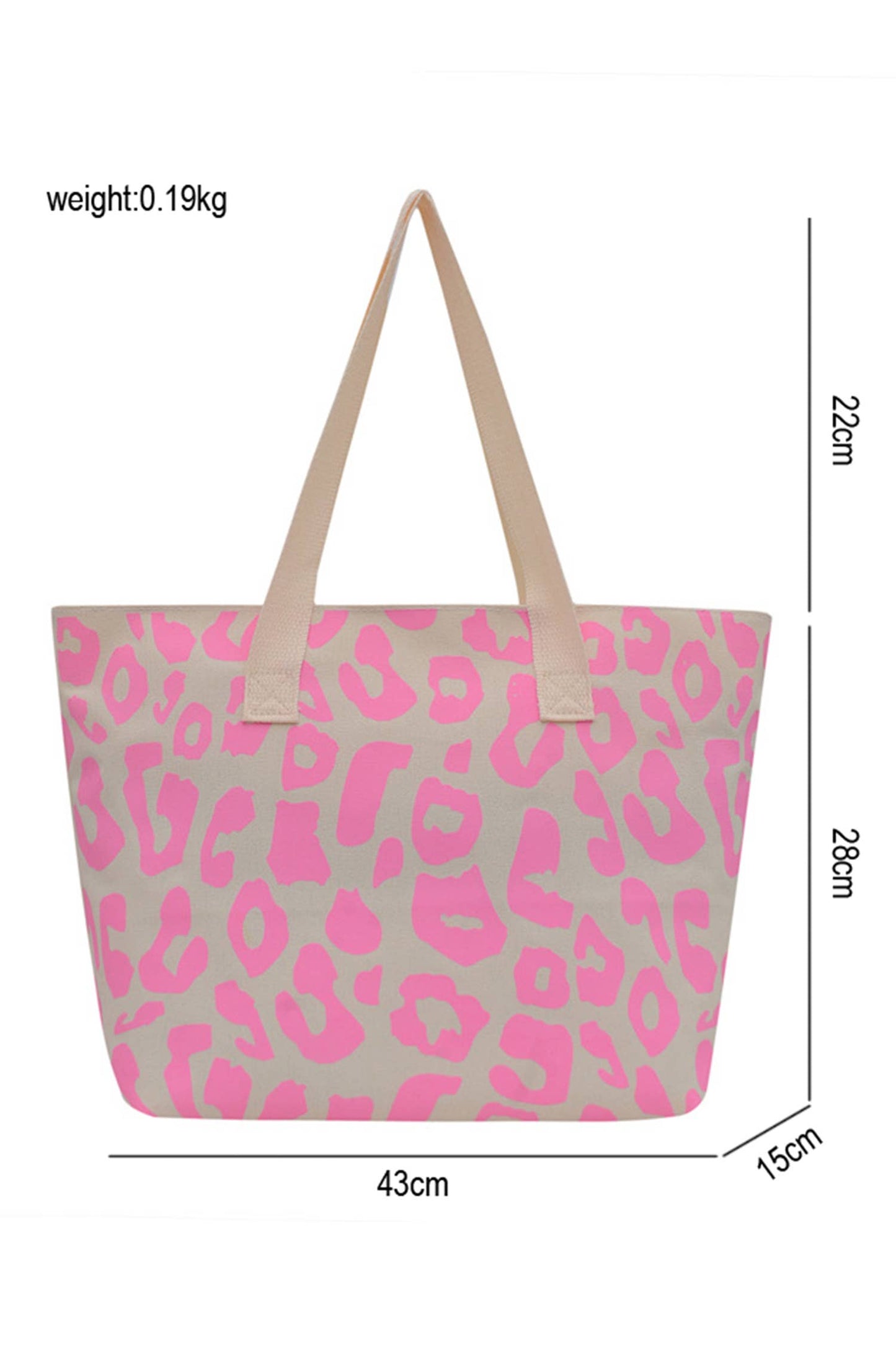 Spring 2026 Leopard Print Canvas Tote Bag Gifts