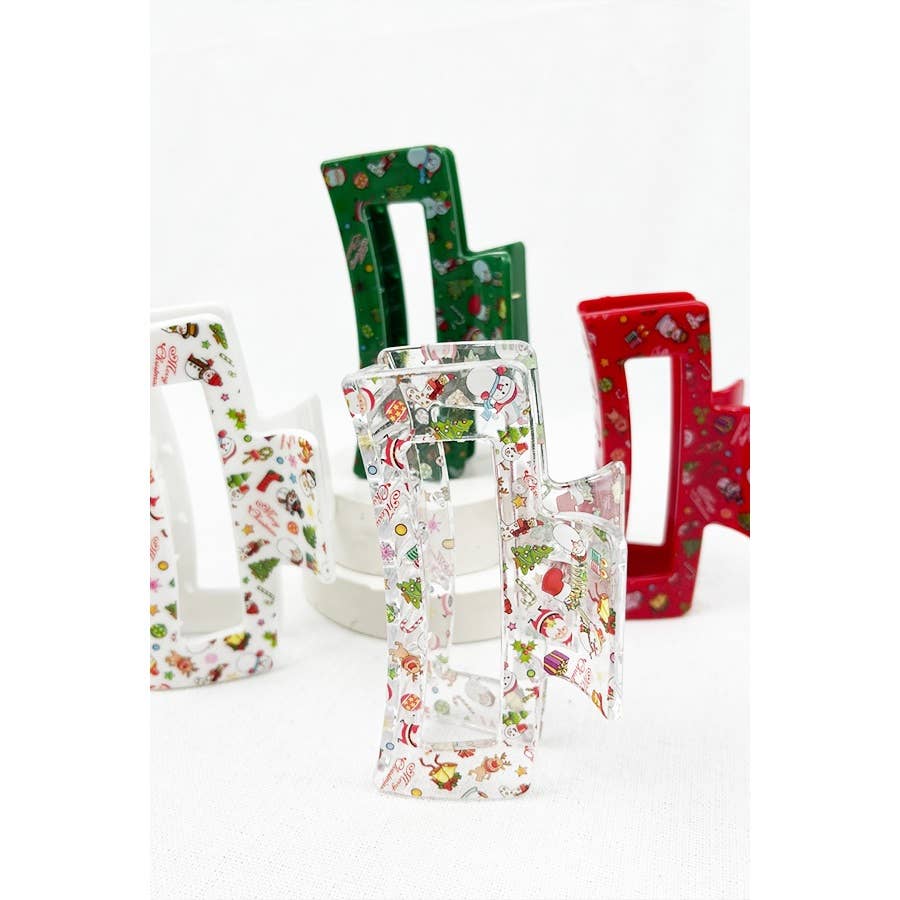 Christmas Design Patterns Hair Clip